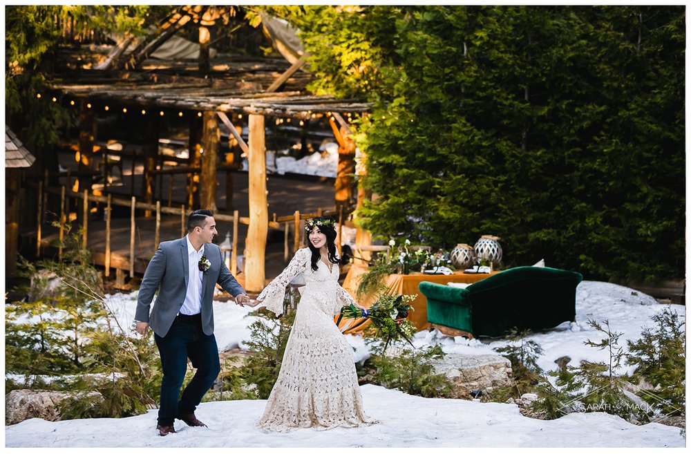 Pine Rose Cabins Lake Arrowhead Wedding Photography