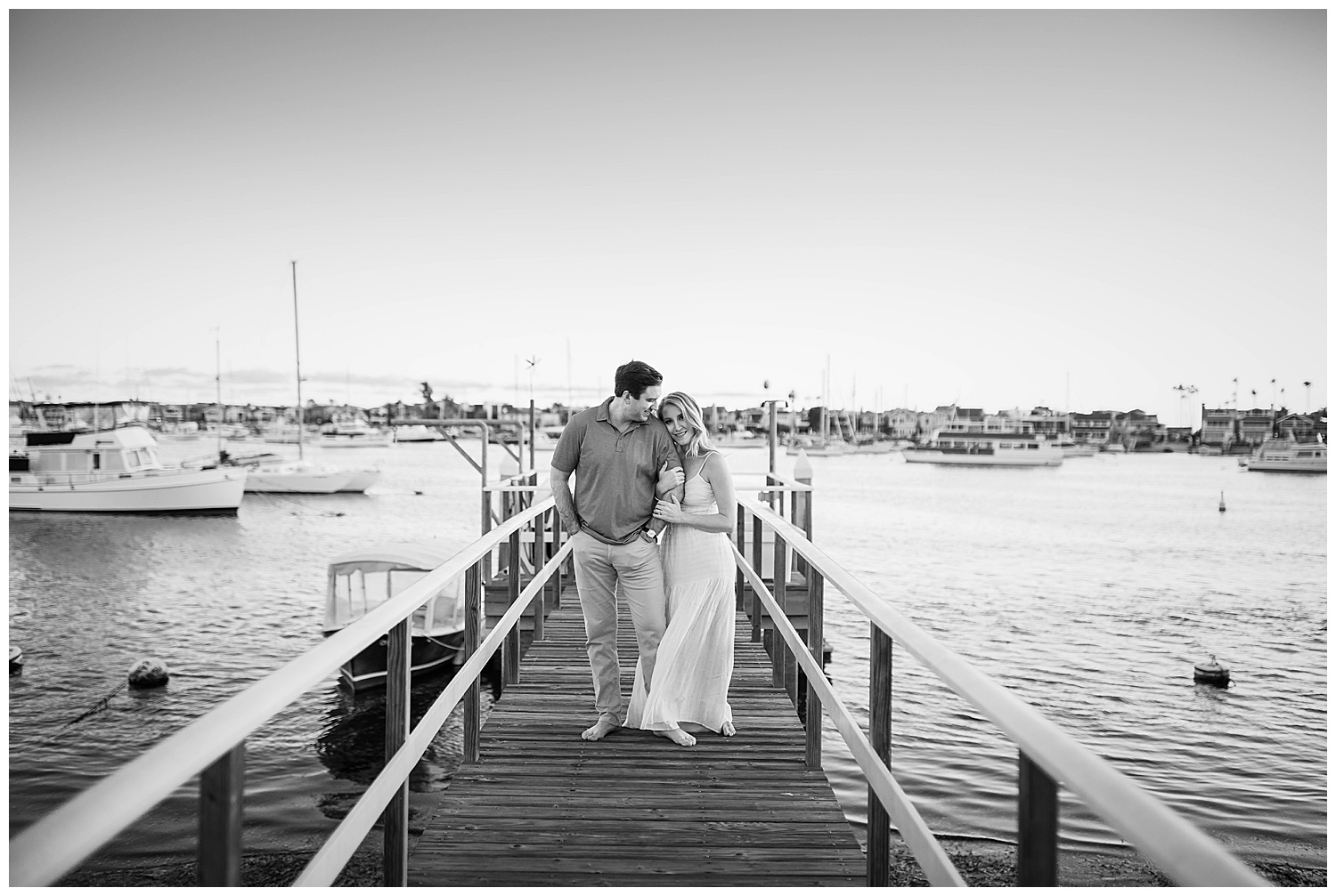 Newport Beach Boat Engagement