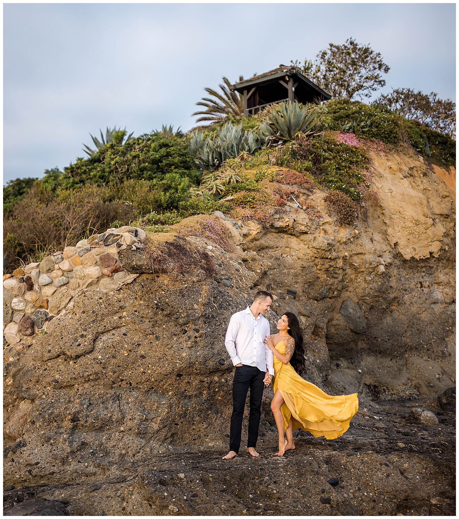 Top of the World Victoria Beach Engagement Photography
